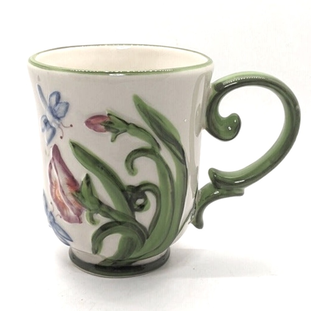TEMPTATIONS PRESENTABLE OVENWARE DRAGONFLY MUG